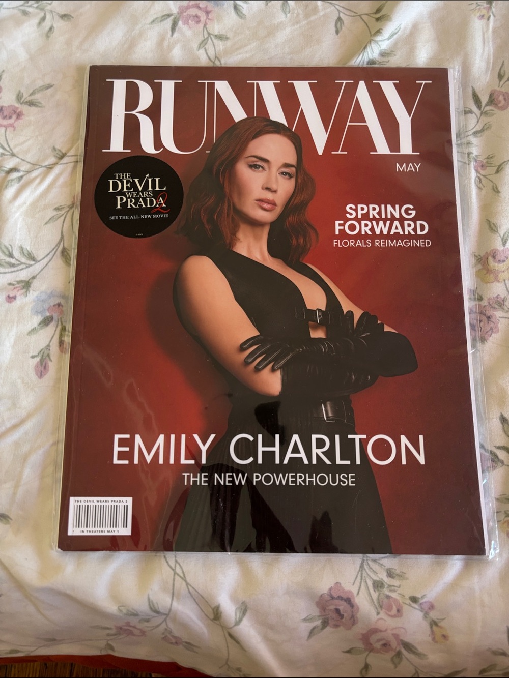 Runway May 2026 cover the devil wear Prada magazine
